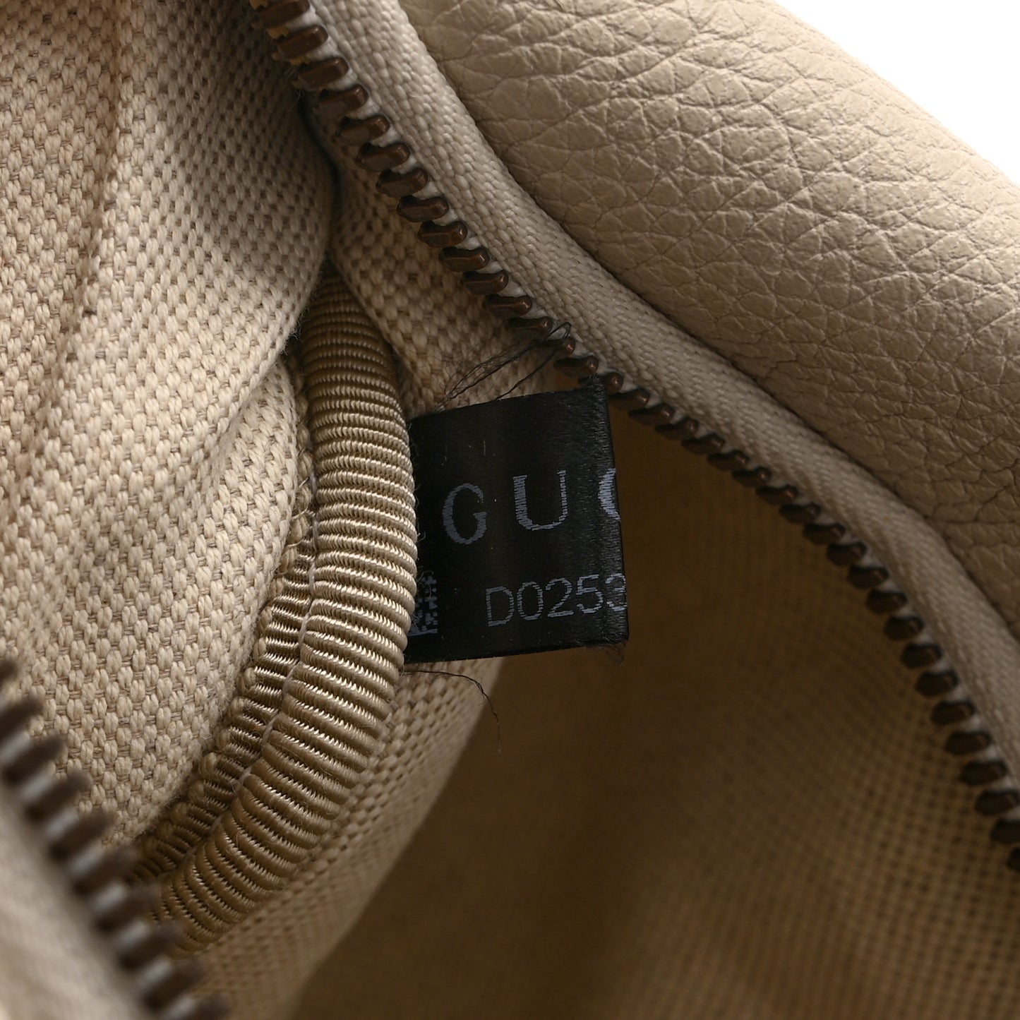 Grained Calfskin Logo Belt Bag White