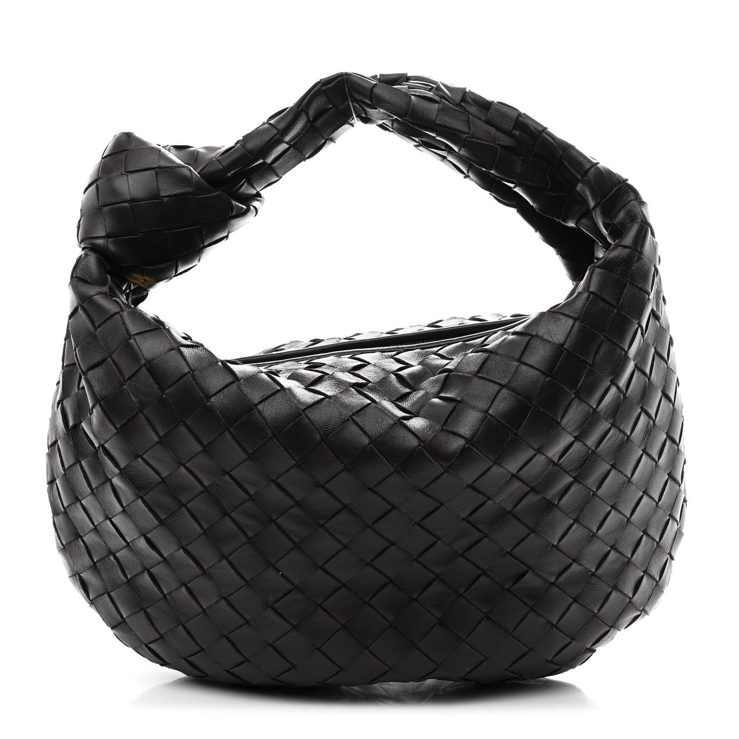 Nappa Intrecciato Teen Jodie Hobo Fondant