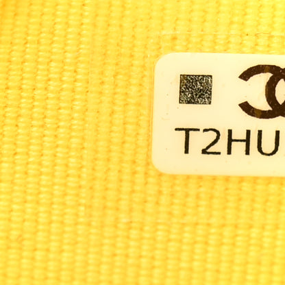 Chanel Shiny Lambskin Quilted Micro 31 Clutch With Chain Yellow 7 of 13