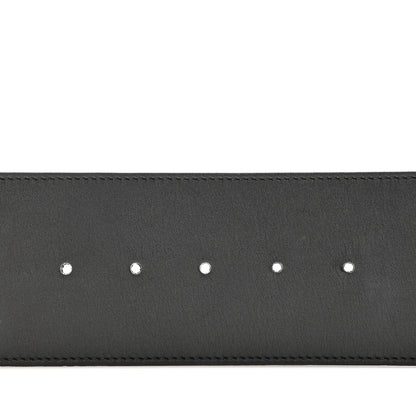 Gucci Moon Calfskin Pearl Double G 70mm Belt 90 36 Black Cream 5 of 5