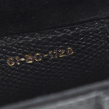 Christian Dior Grained Calfskin Saddle Bag Black 7 of 9
