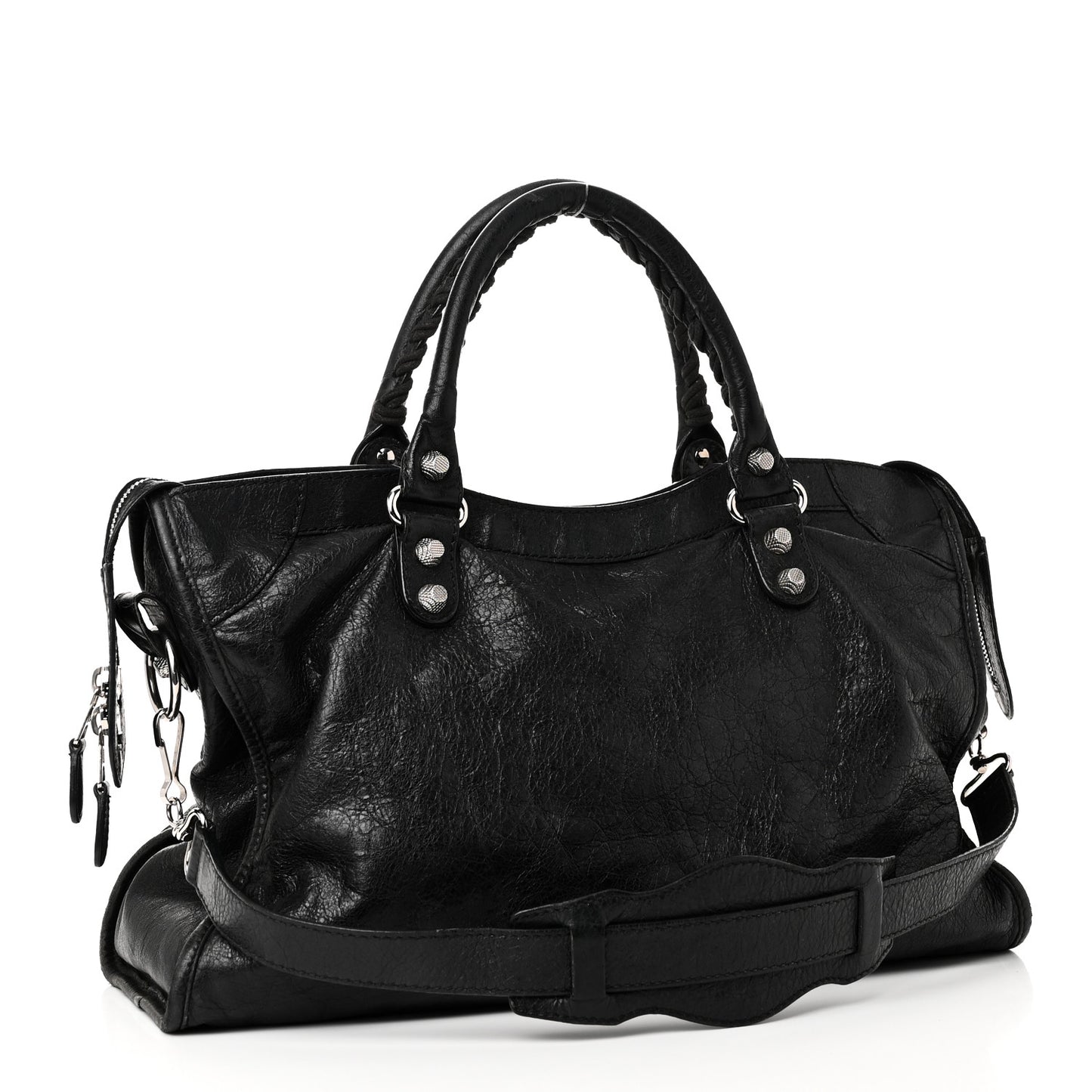 Agneau Giant 12 Silver Hardware City Black