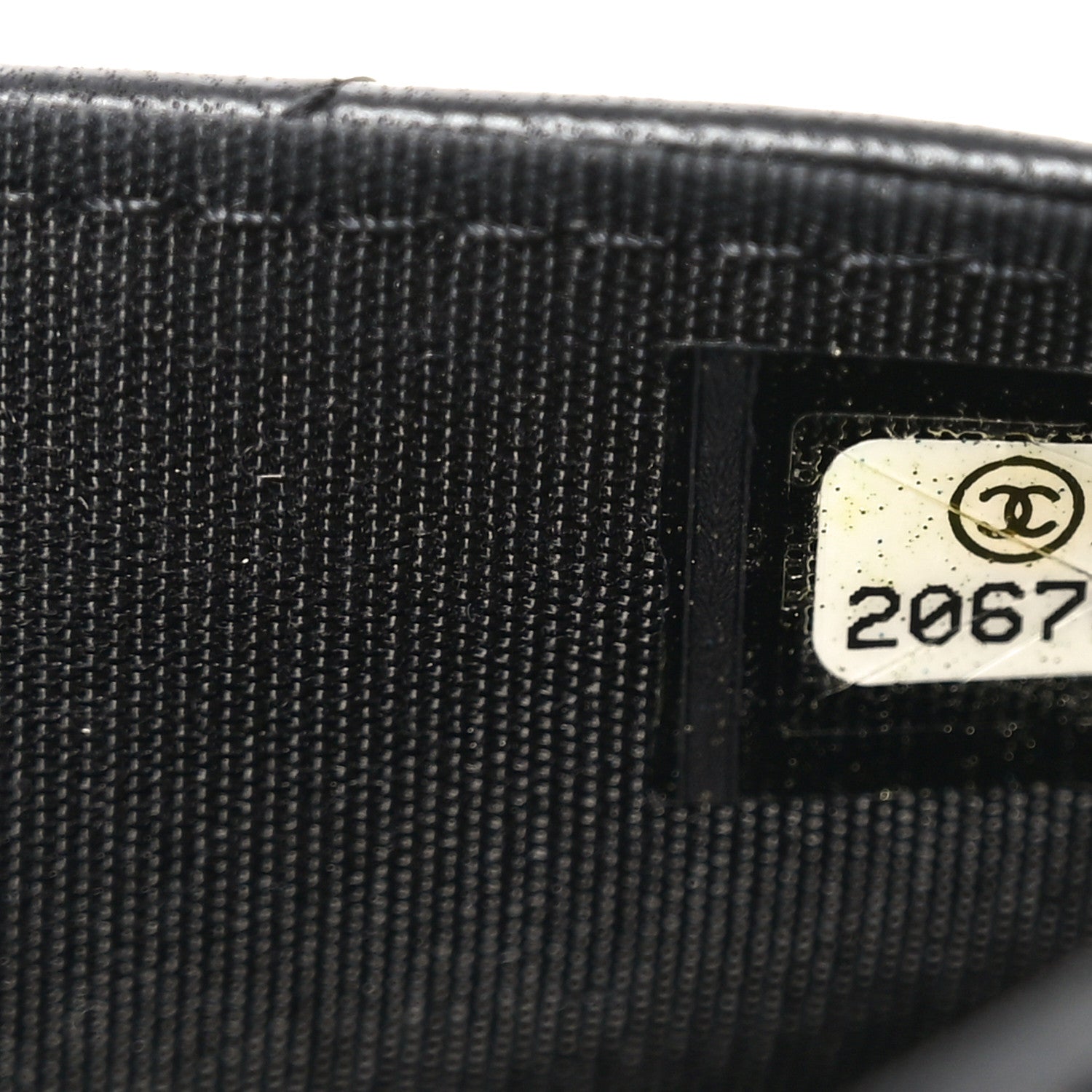 Chanel Lambskin Quilted Boy Wallet On Chain WOC Black 7 of 10