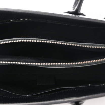 Saint Laurent Grained Calfskin Large Sac De Jour Black 5 of 9