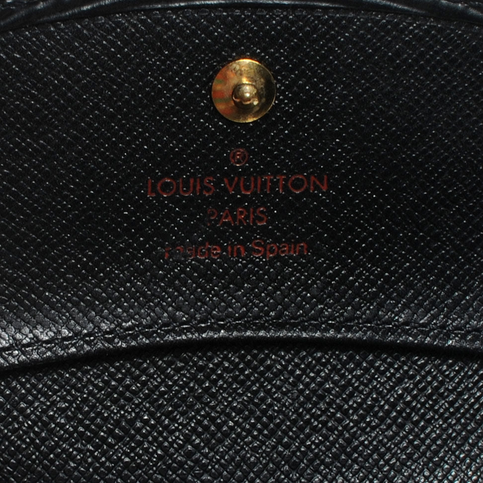 Louis Vuitton Epi Coin Purse Wallet Black 6 of 8