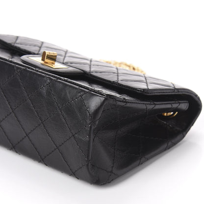 Chanel Aged Calfskin Quilted 2.55 Reissue Mini Flap Black 6 of 11