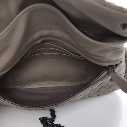 Bottega Veneta Nappa Intrecciato Mini Chain Messenger Fume 5 of 10