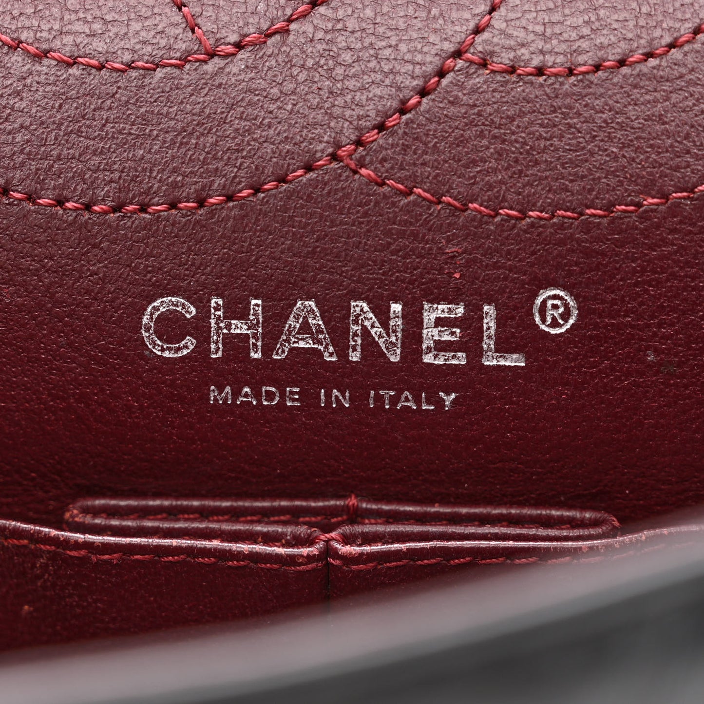 Aged Calfskin Quilted 2.55 Reissue 225 Flap Black
