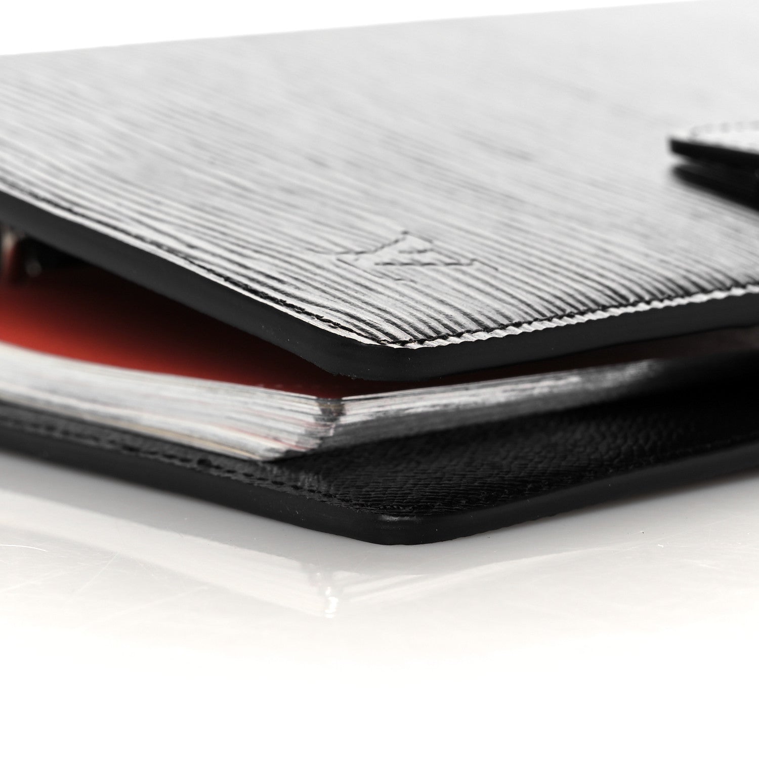 Louis Vuitton Epi Medium Ring Agenda Cover Black 5 of 12