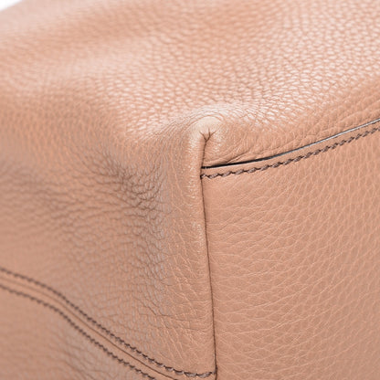Gucci Pebbled Calfskin Medium Soho Chain Shoulder Bag Rose Beige 11 of 14