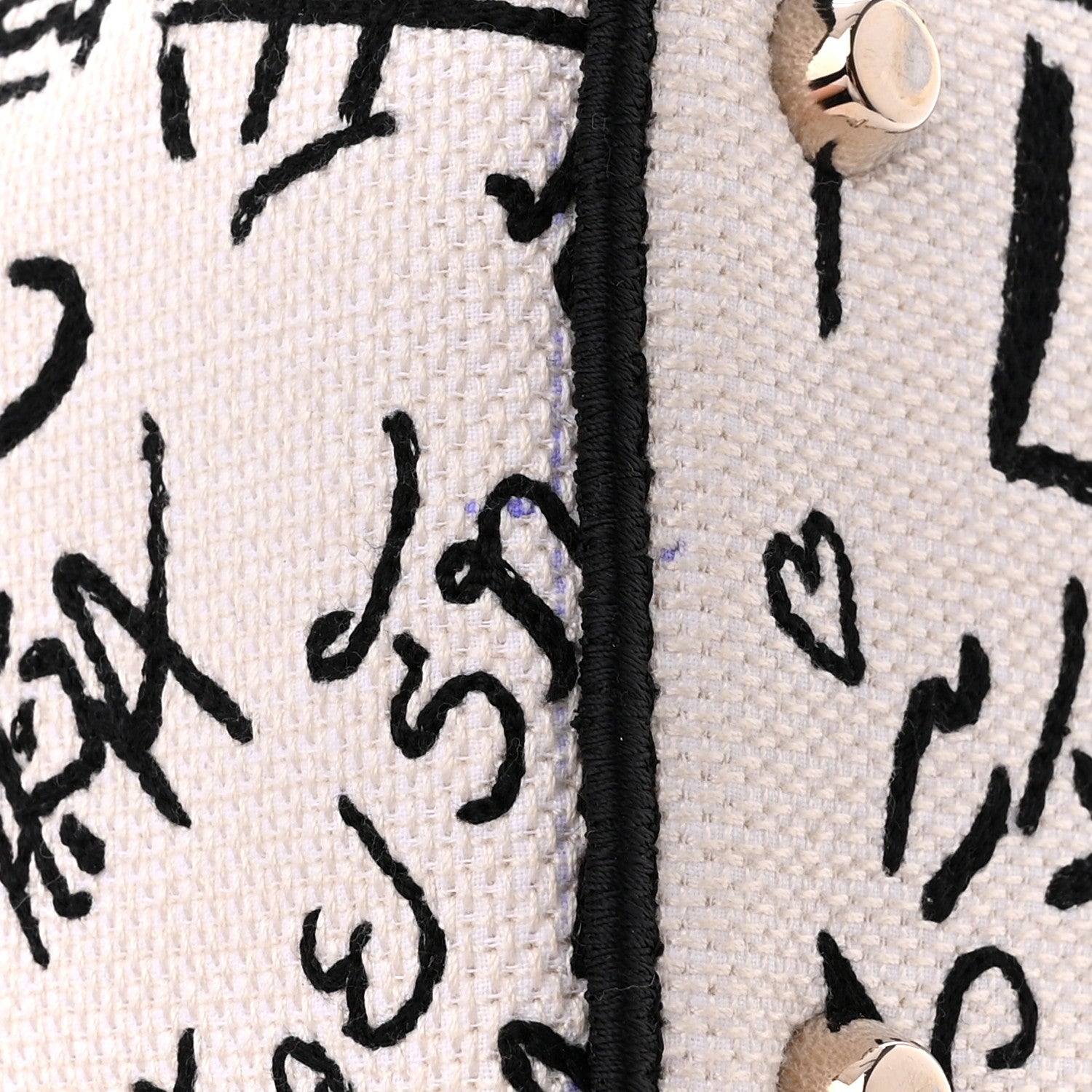 Christian Dior Canvas Medium DiorAmour Graffiti Lady D-Lite Latte 12 of 12