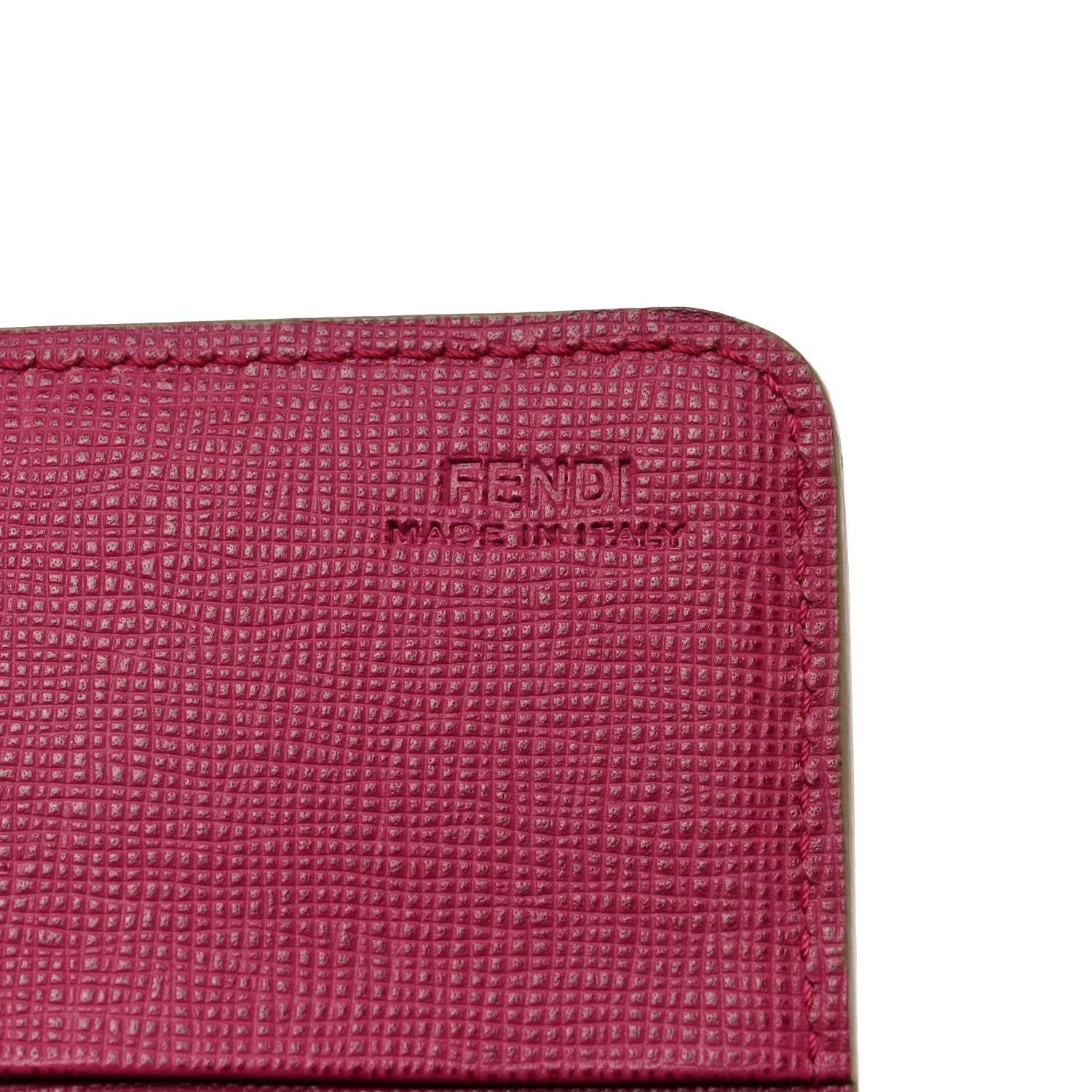 Fendi Vitello Elite Crystal Eye Monster Continental Wallet on Chain Bellini Multicolor 6 of 8