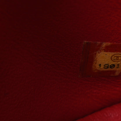 Chanel Lambskin Quilted Mini Rectangular Flap Red 7 of 14