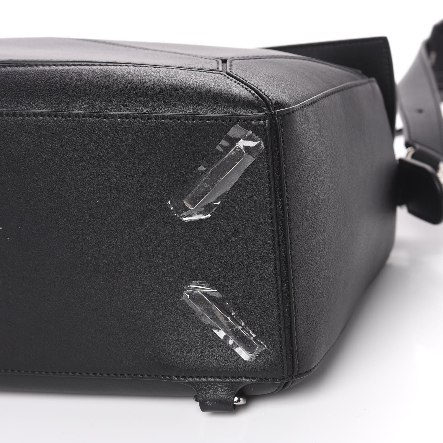Loewe Calfskin Medium Puzzle Bag Black 10 of 10