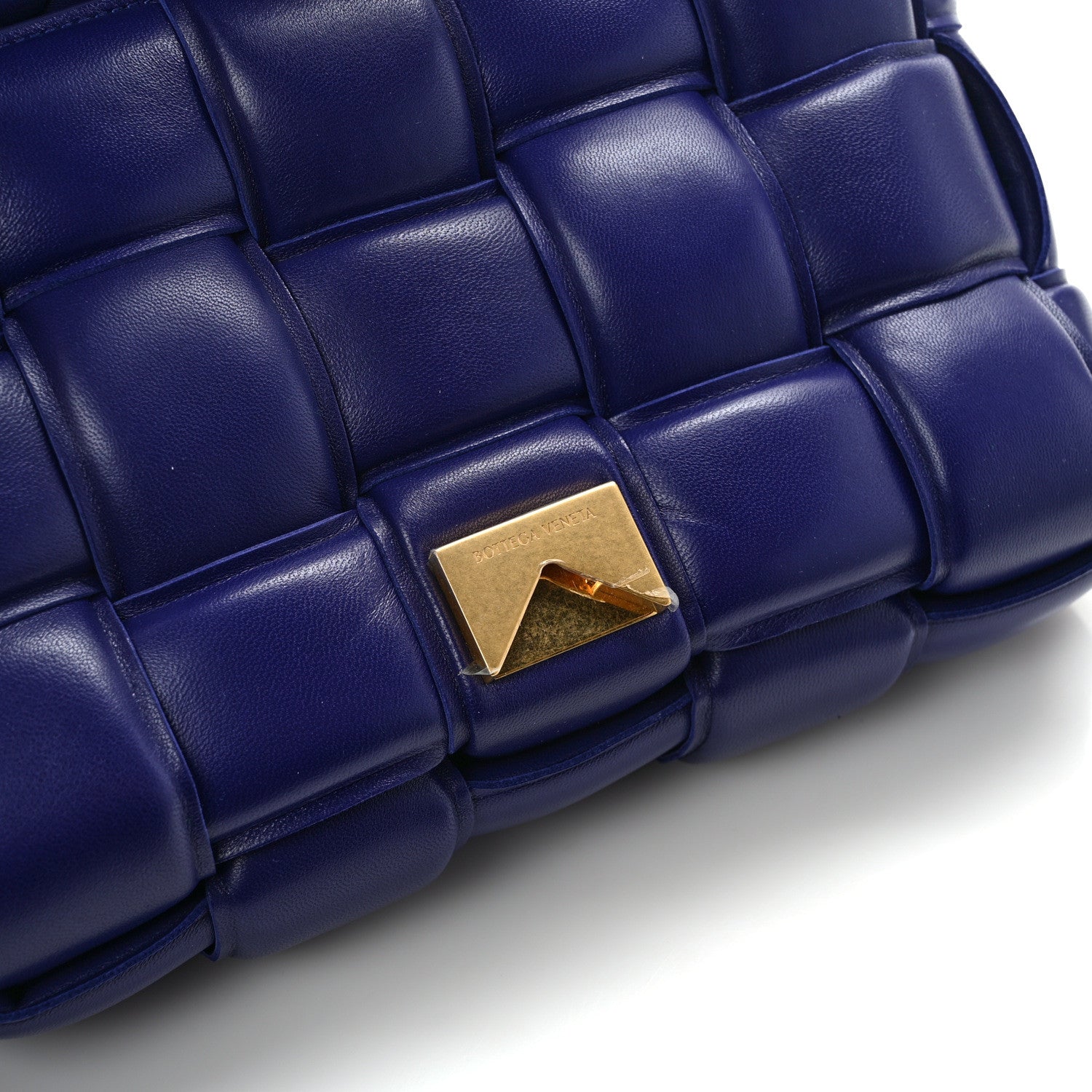 Bottega Veneta Lambskin Maxi Intrecciato Padded Chain Cassette Crossbody Bag Unicorn 10 of 11