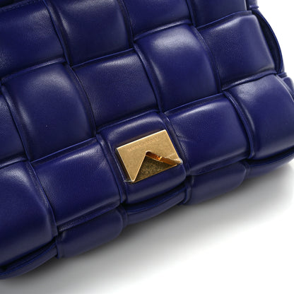 Bottega Veneta Lambskin Maxi Intrecciato Padded Chain Cassette Crossbody Bag Unicorn 10 of 11