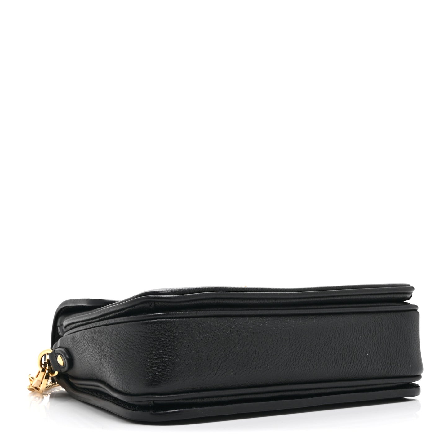 Grained Calfskin Lockme Oxford Black