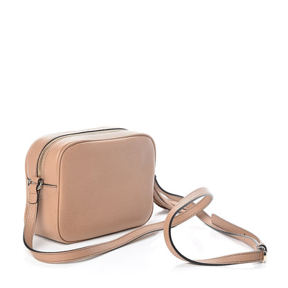 Gucci Pebbled Calfskin Small Soho Disco Bag Camelia 3 of 9
