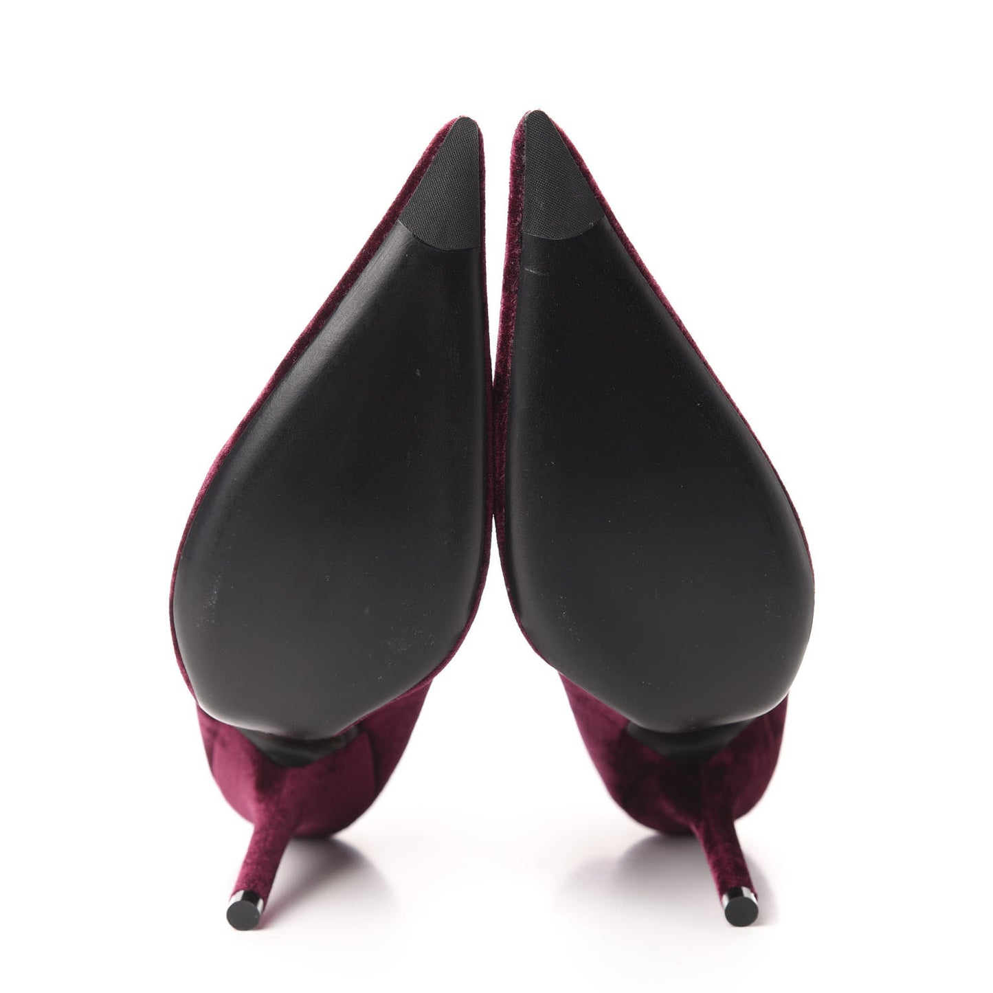 Velvet Extreme Pointed Toe Knife Booties 36 Rouge Prune
