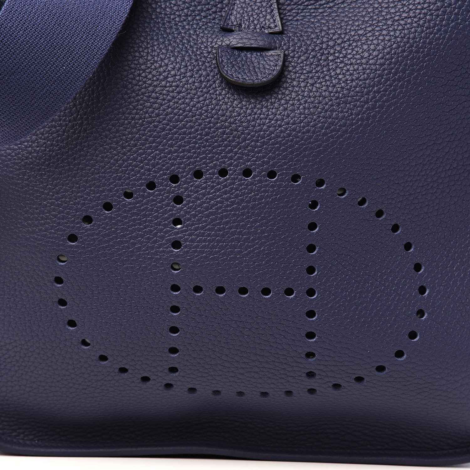 Hermes Taurillon Clemence Evelyne III PM Bleu Encre 10 of 11