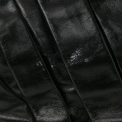 Chanel Glazed Calfskin Twisted Maxi Flap Black 19 of 19