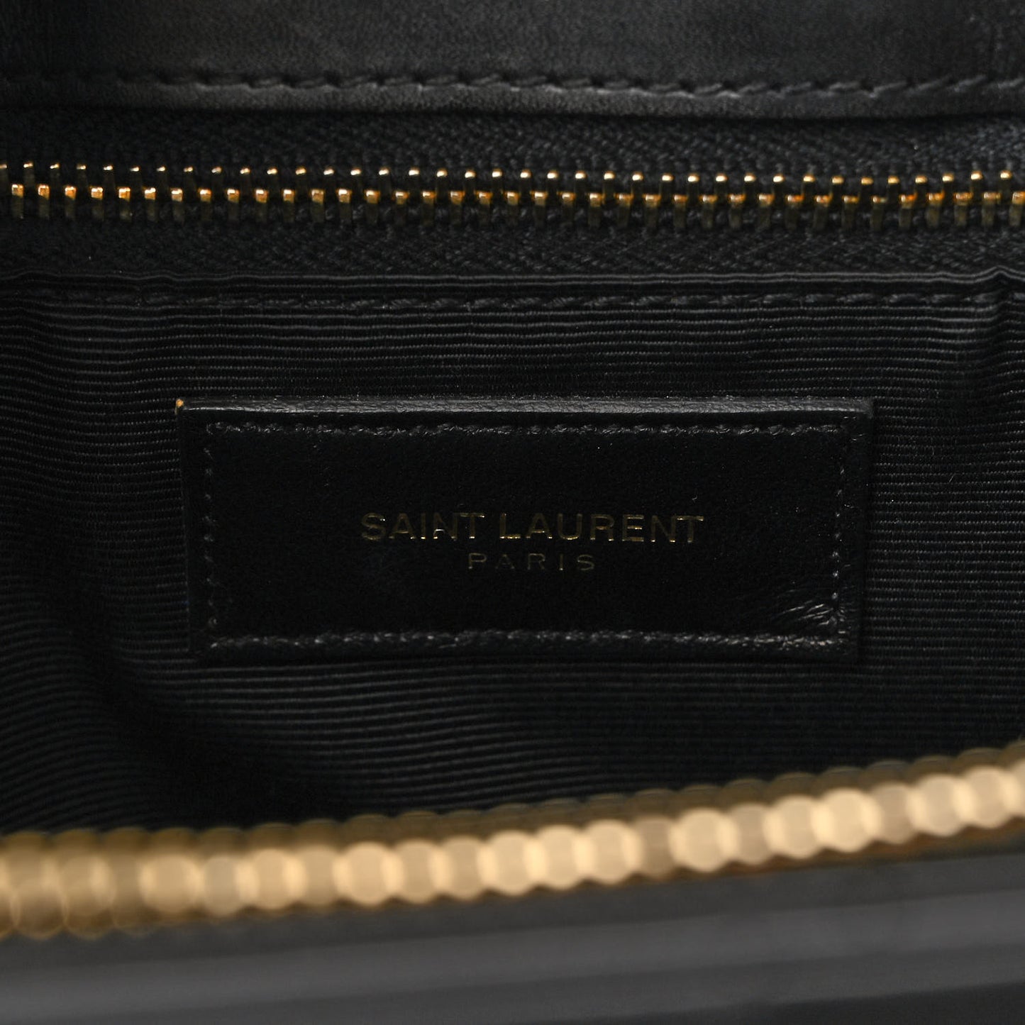 Lambskin Matelasse Chevron Monogram Shopping Bag Black