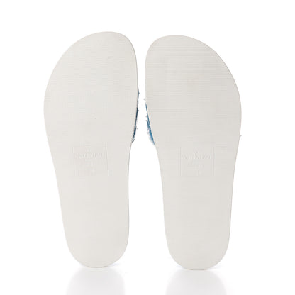 Valentino Garavani Nappa Free Rockstud Spike Pool Slide Sandals 38 Cerulean 5 of 7