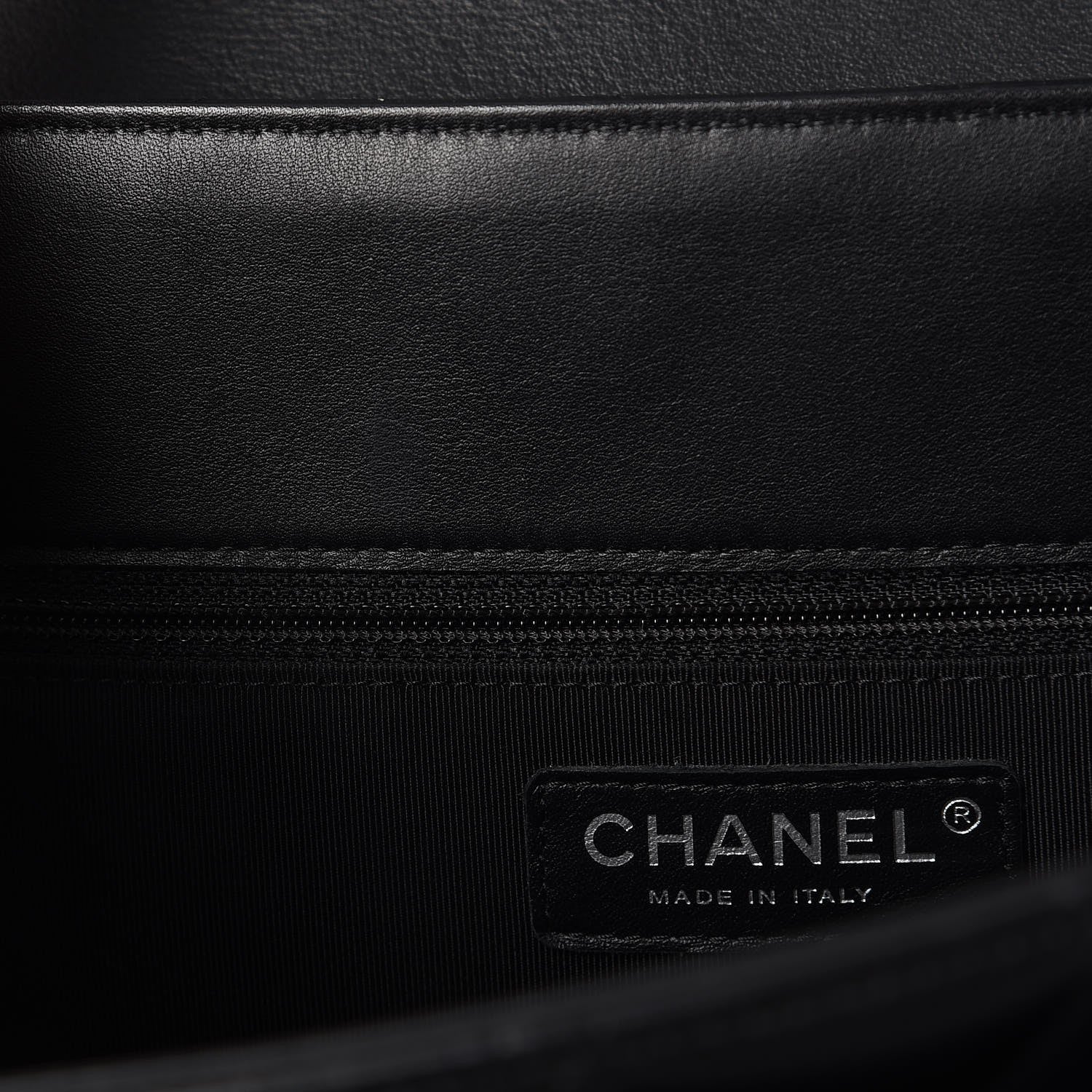 Chanel Calfskin Quilted Large Flap Shopping Tote Black 9 of 13