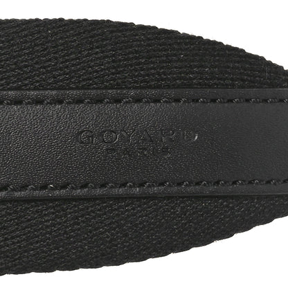Goyard Canvas Calfskin Adjustable Shoulder Strap Black 3 of 5