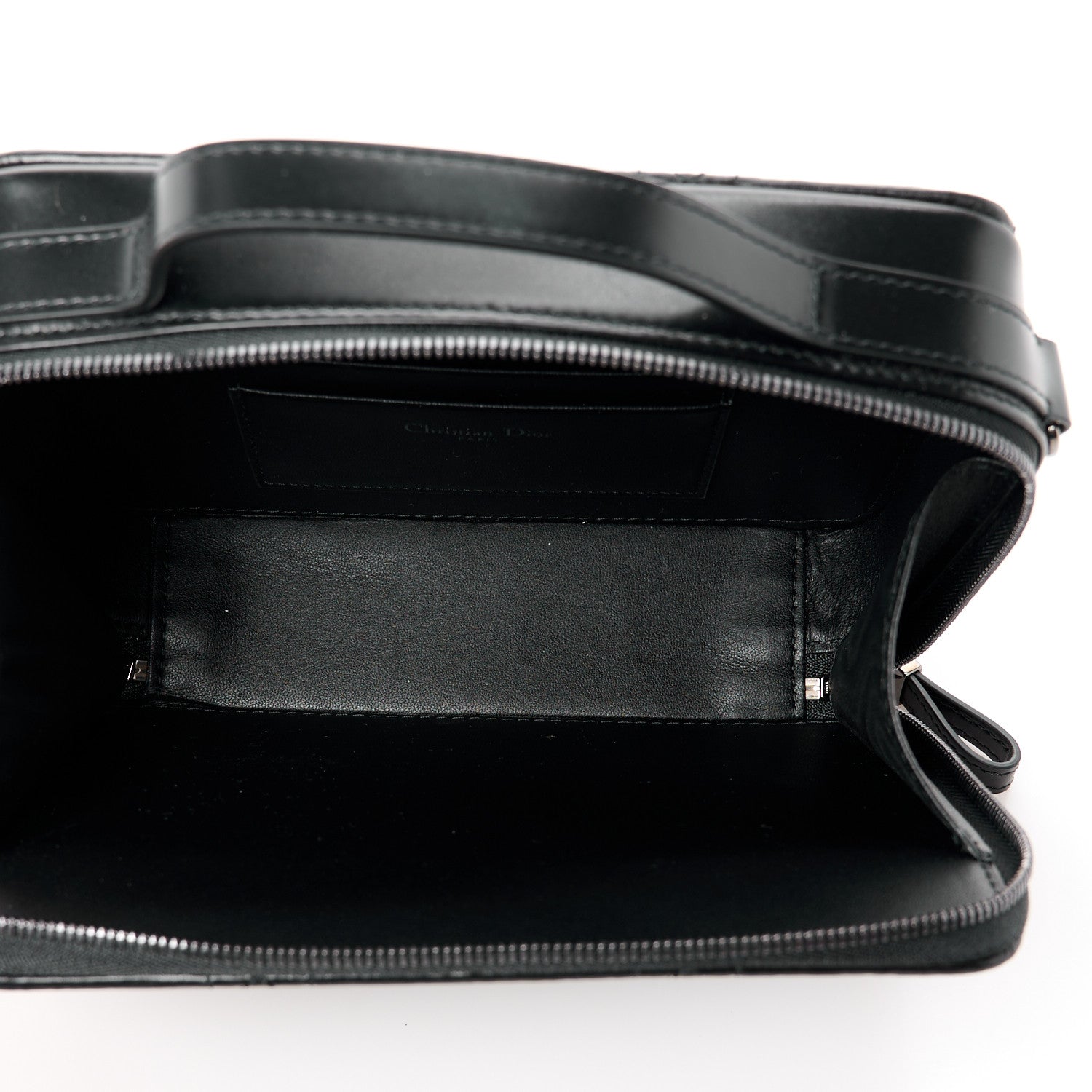 Christian Dior Calfskin Macrocannage Caro Box Bag Black 5 of 10