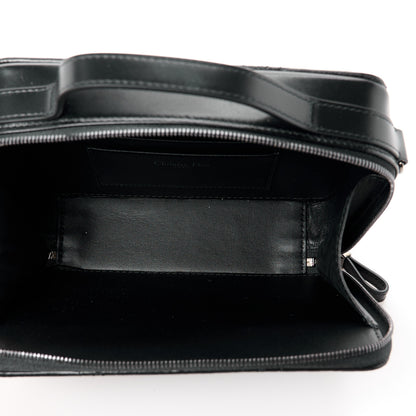 Christian Dior Calfskin Macrocannage Caro Box Bag Black 5 of 10