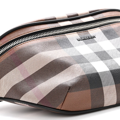 Burberry E-canvas Check Cason Bum Bag Dark Birch Brown 8 of 9