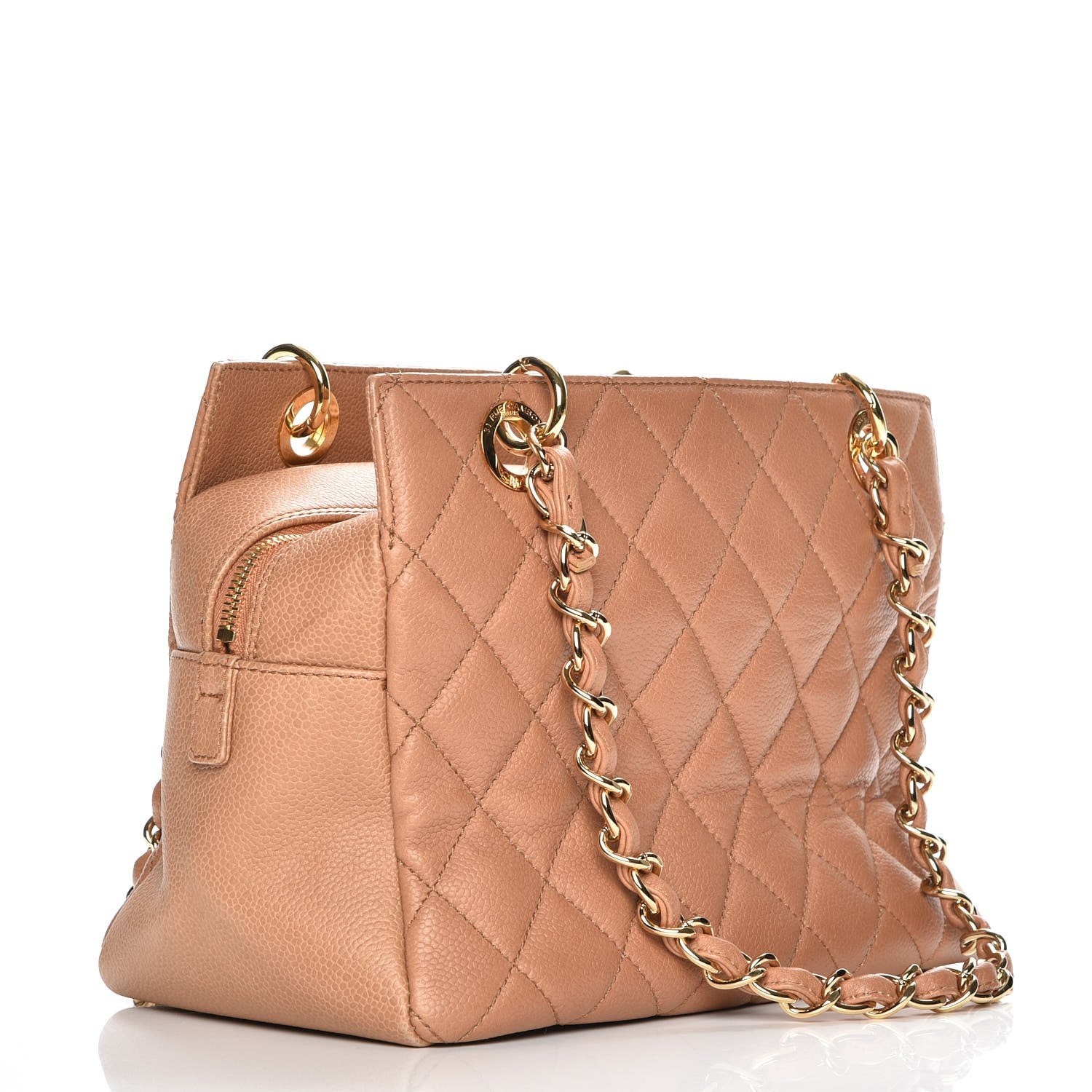 Chanel Caviar Petit Timeless Tote PTT Dark Beige 3 of 11