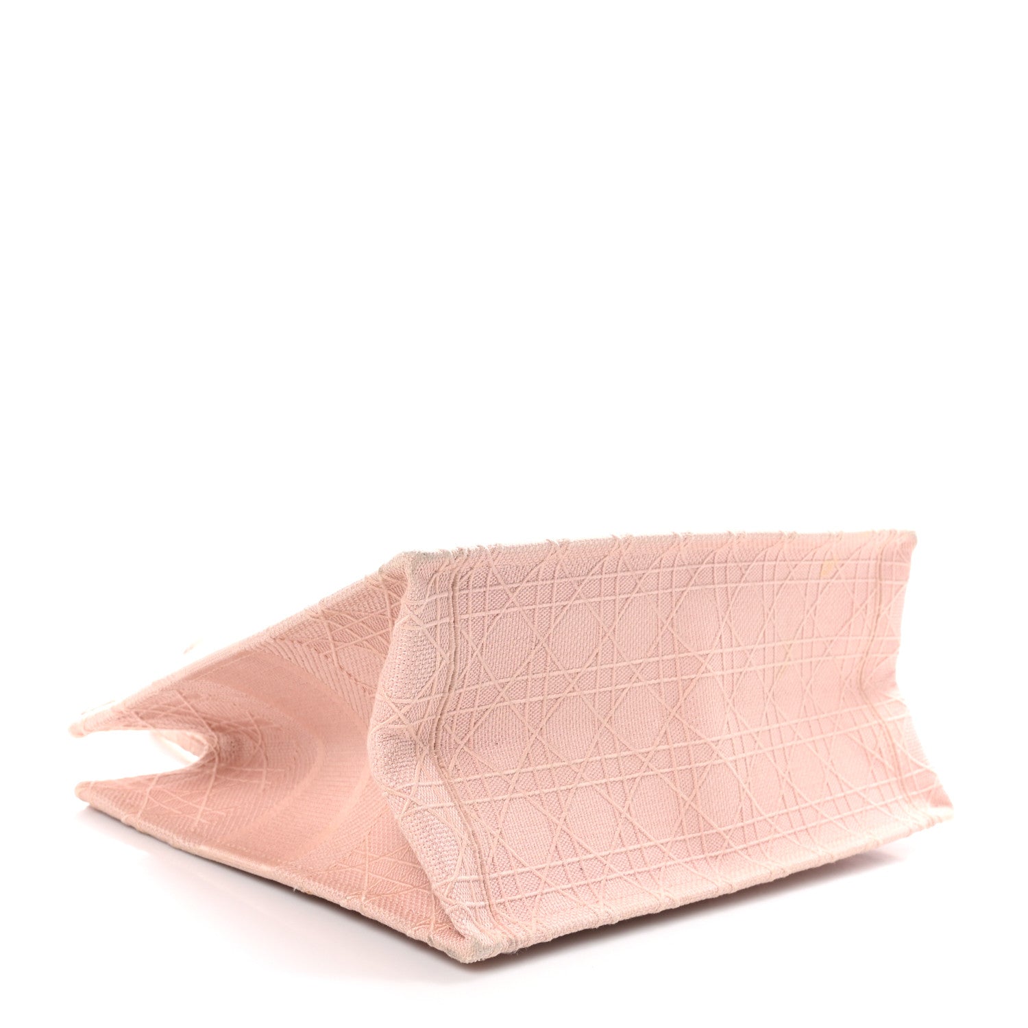 Christian Dior Canvas Embroidered Cannage Medium Book Tote Bois de Rose 4 of 10