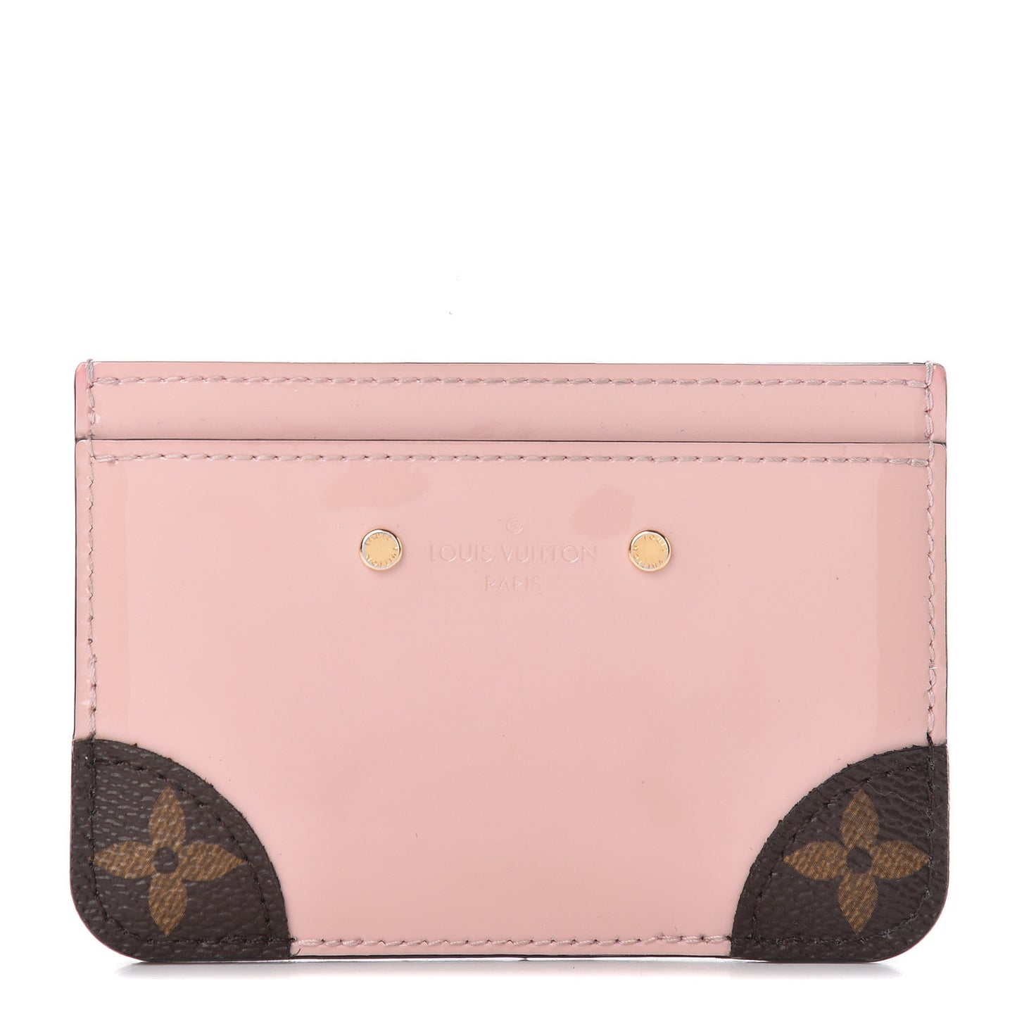 Patent Miroir Venice Card Holder Rose Ballerine