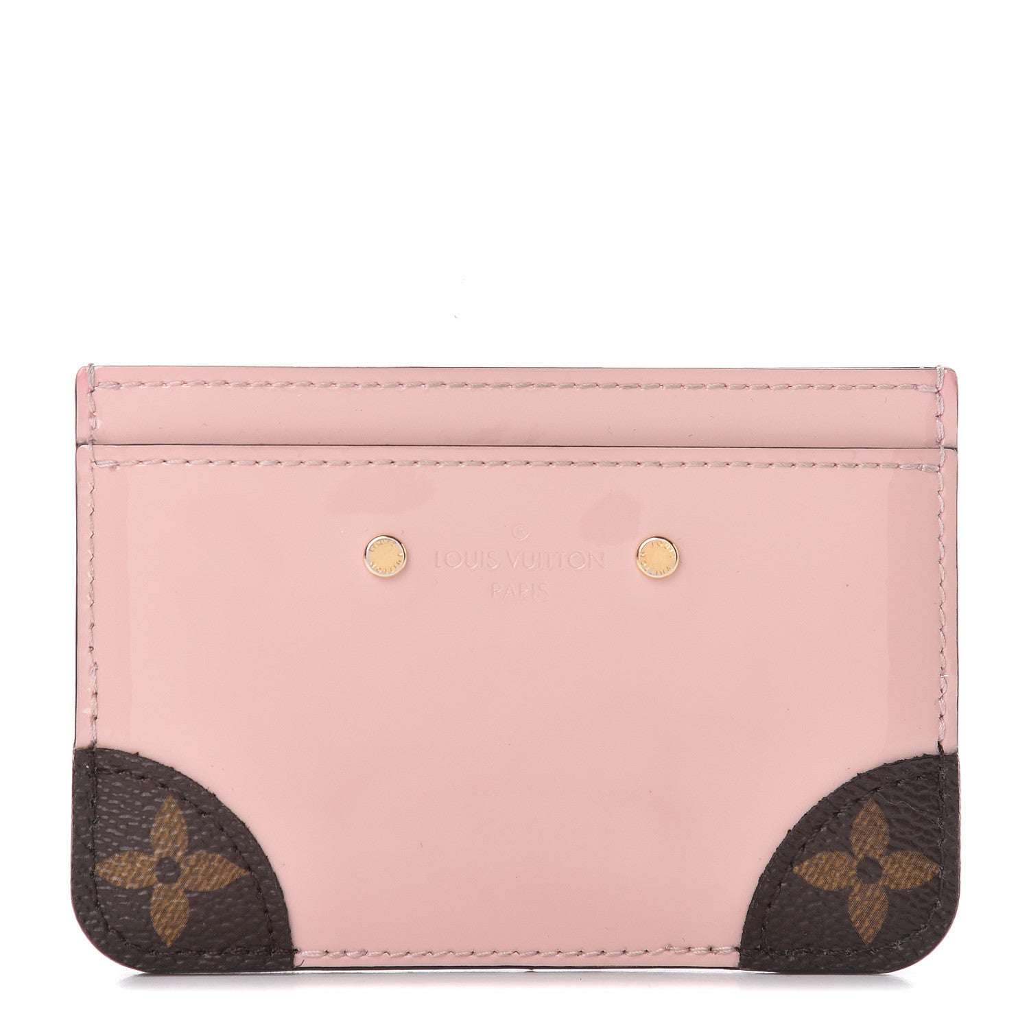 Louis Vuitton Patent Miroir Venice Card Holder Rose Ballerine 1 of 8