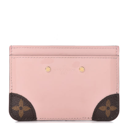 Louis Vuitton Patent Miroir Venice Card Holder Rose Ballerine 1 of 8