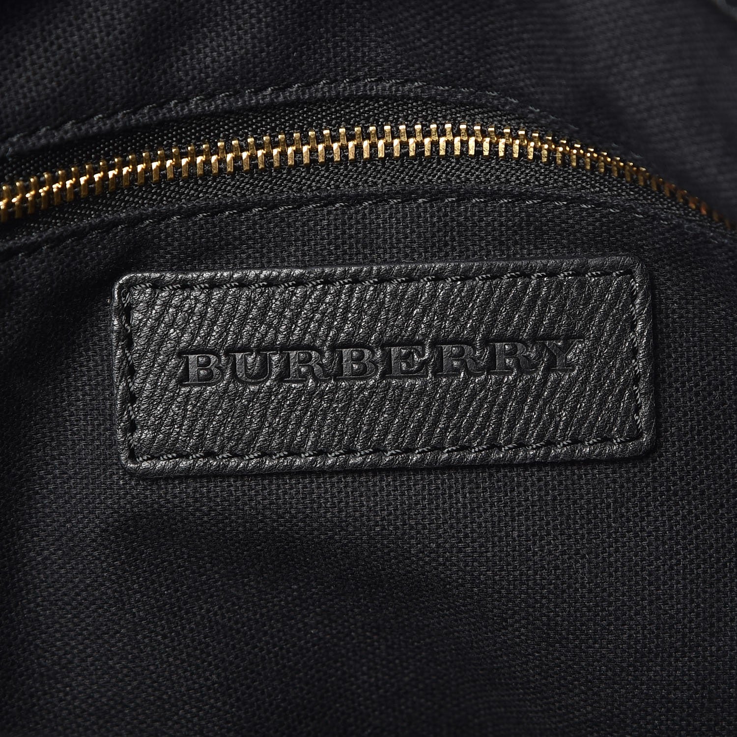 Burberry Grainy Calfskin House Check Small Canterbury Black 6 of 9