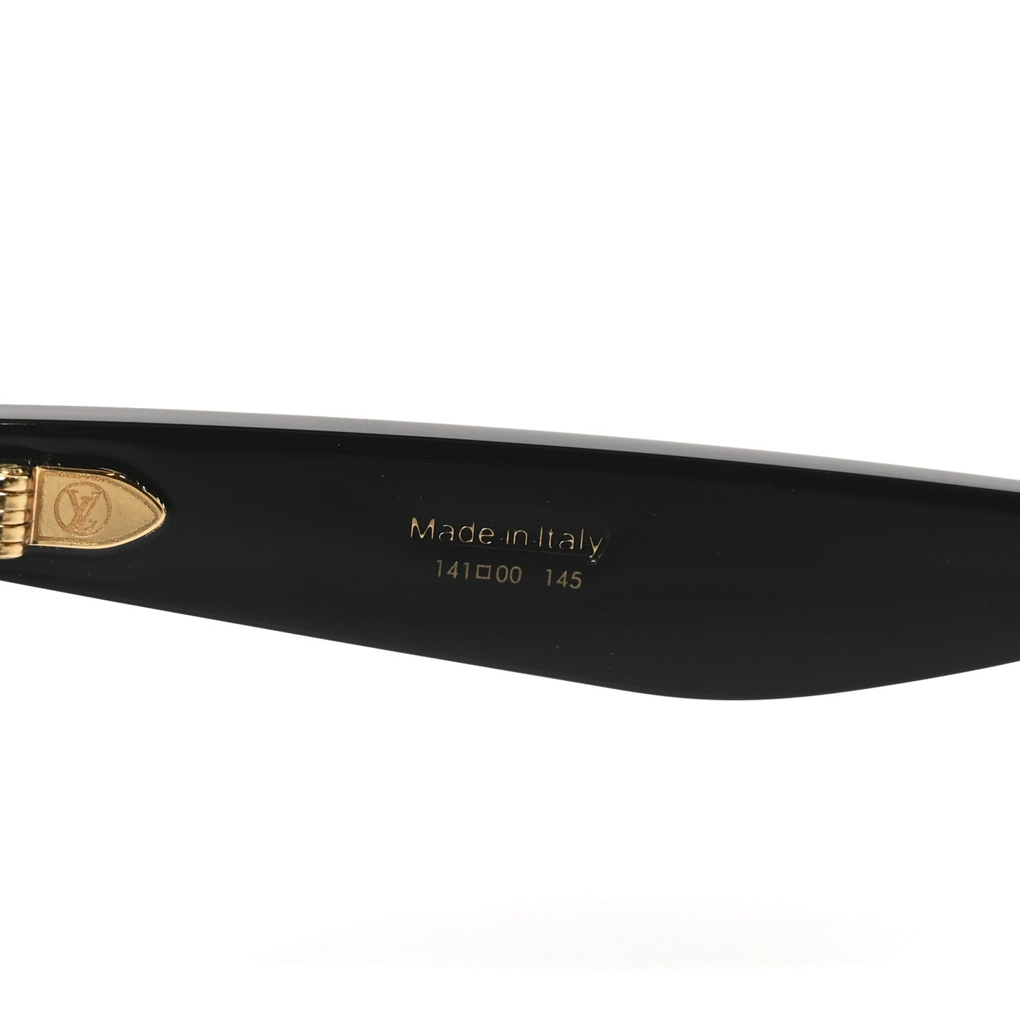 Acetate Nylon LV Script Square Sunglasses Z2970W  Black