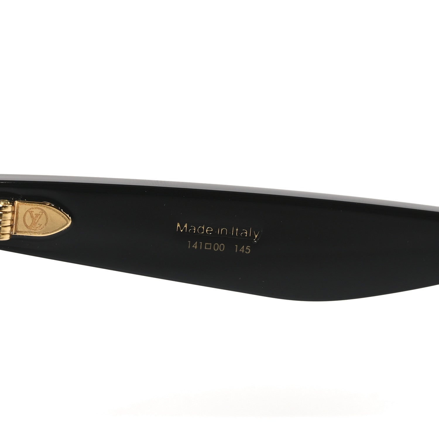 Louis Vuitton Acetate Nylon LV Script Square Sunglasses Z2970W  Black 7 of 8