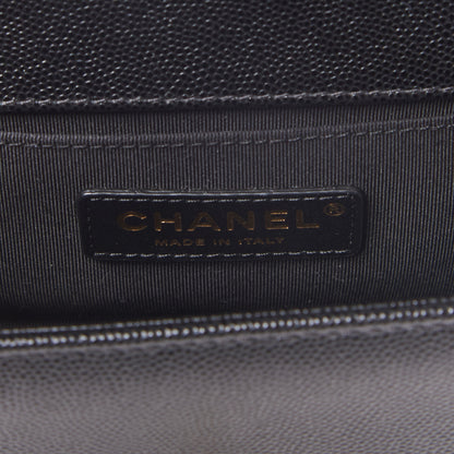 Chanel Caviar Quilted Small Boy Flap Black 8 of 10