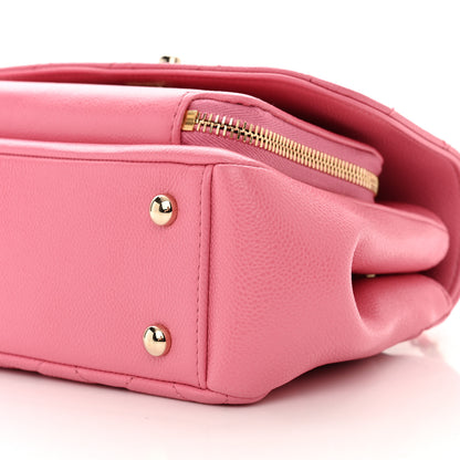 Chanel Caviar Quilted Small Business Affinity Flap Pink 10 of 11