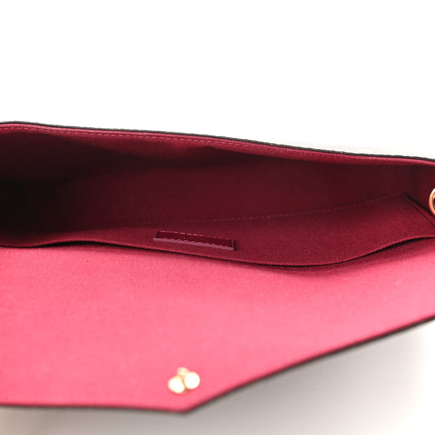 Louis Vuitton Monogram Pochette Felicie Chain Wallet Fuchsia 6 of 10