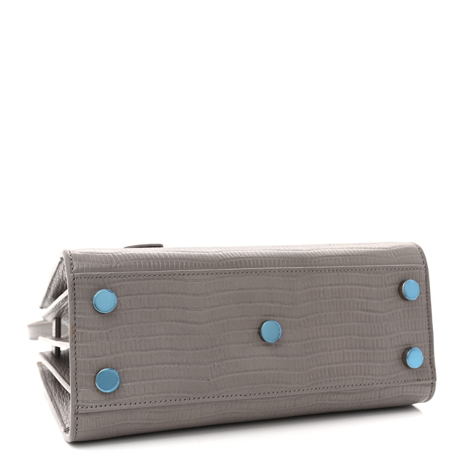 Saint Laurent Lizard Calfskin Embossed Baby Sac De Jour Fog 4 of 14