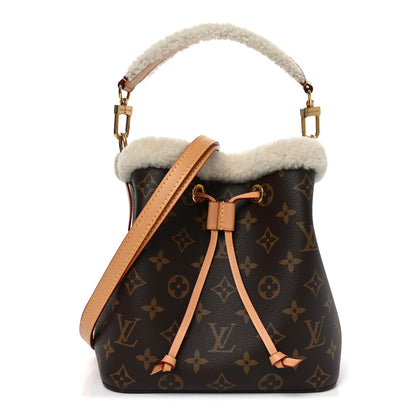 Louis Vuitton Monogram Shearling Cozygram Neonoe BB 1 of 10