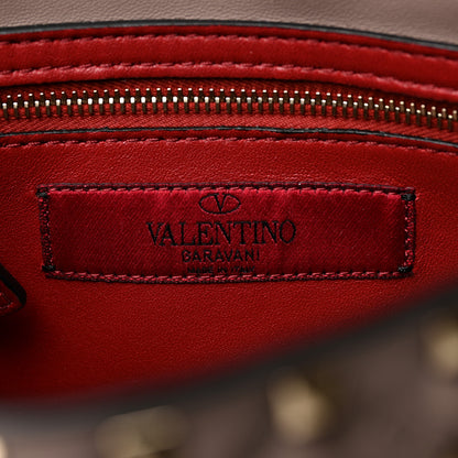 Valentino Garavani Lambskin Medium Rockstud Spike Shoulder Bag Poudre 6 of 8