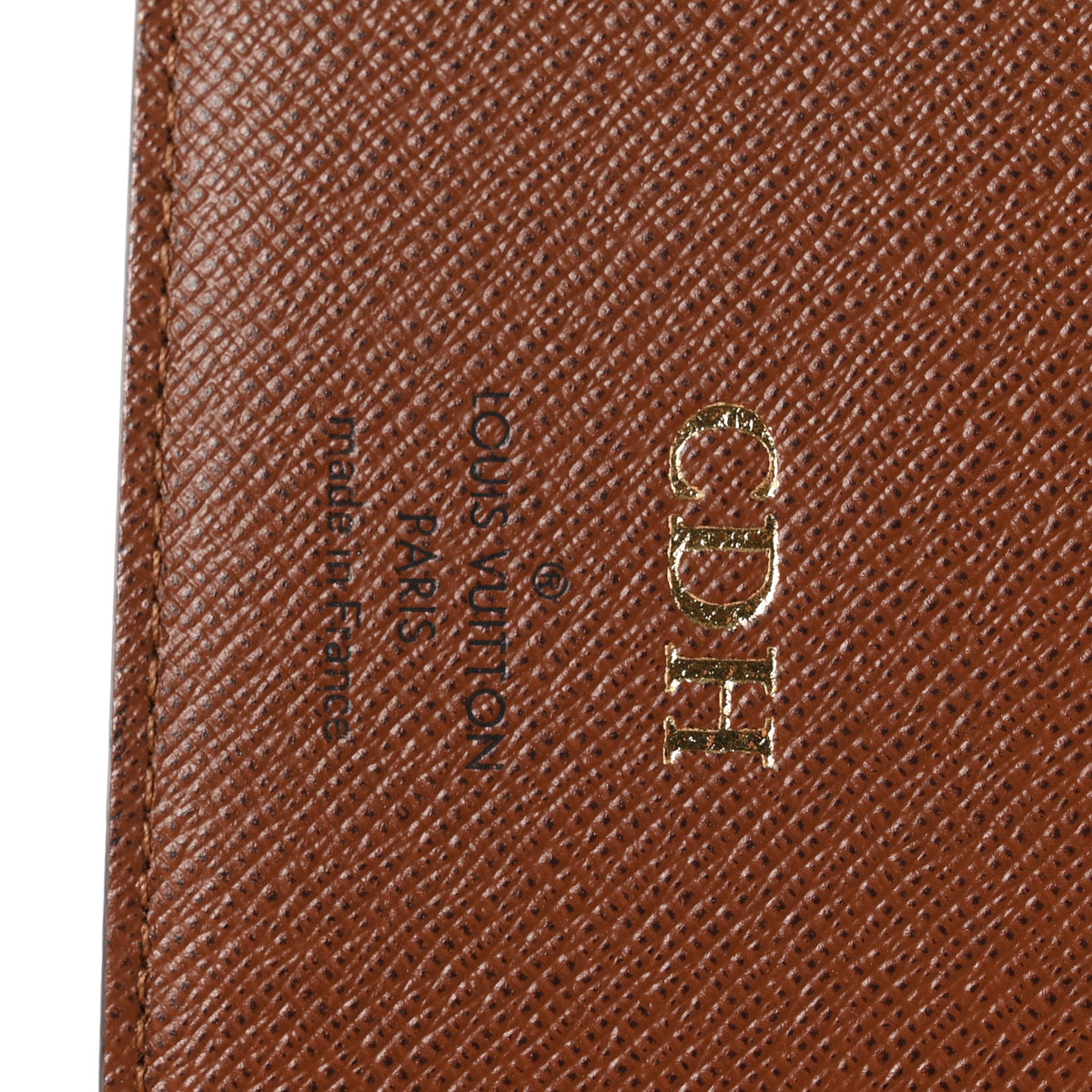 Monogram Desk Agenda Cover
