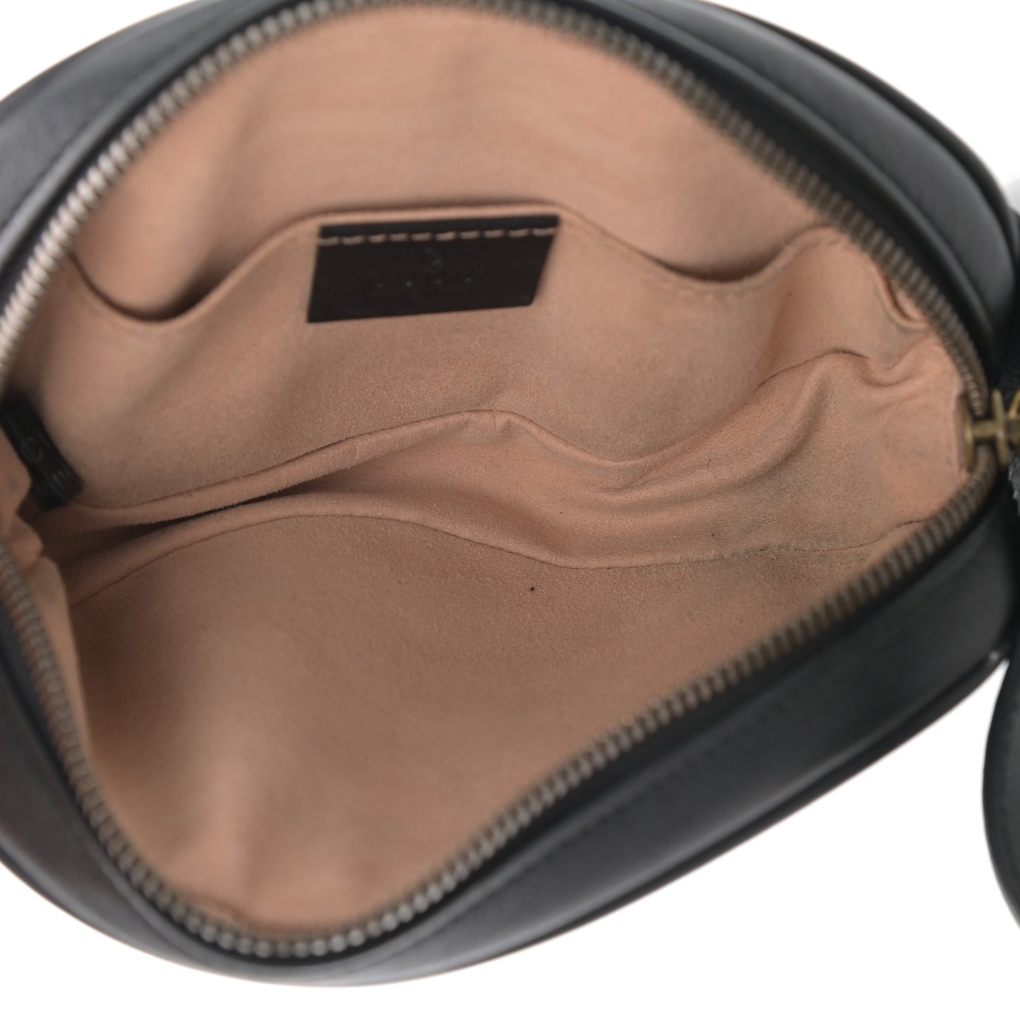 Calfskin Matelasse GG Marmont Belt Bag 85 34 Black