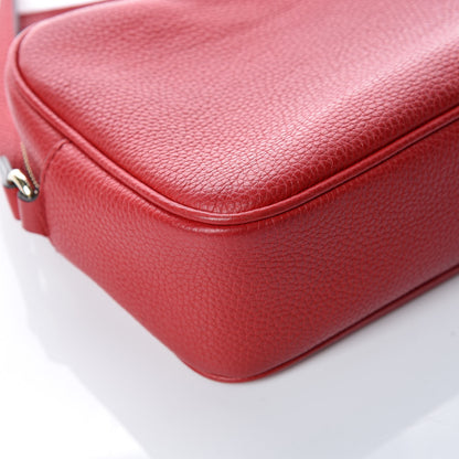 Gucci Pebbled Calfskin Small Soho Disco Bag Tabasco Red 13 of 16