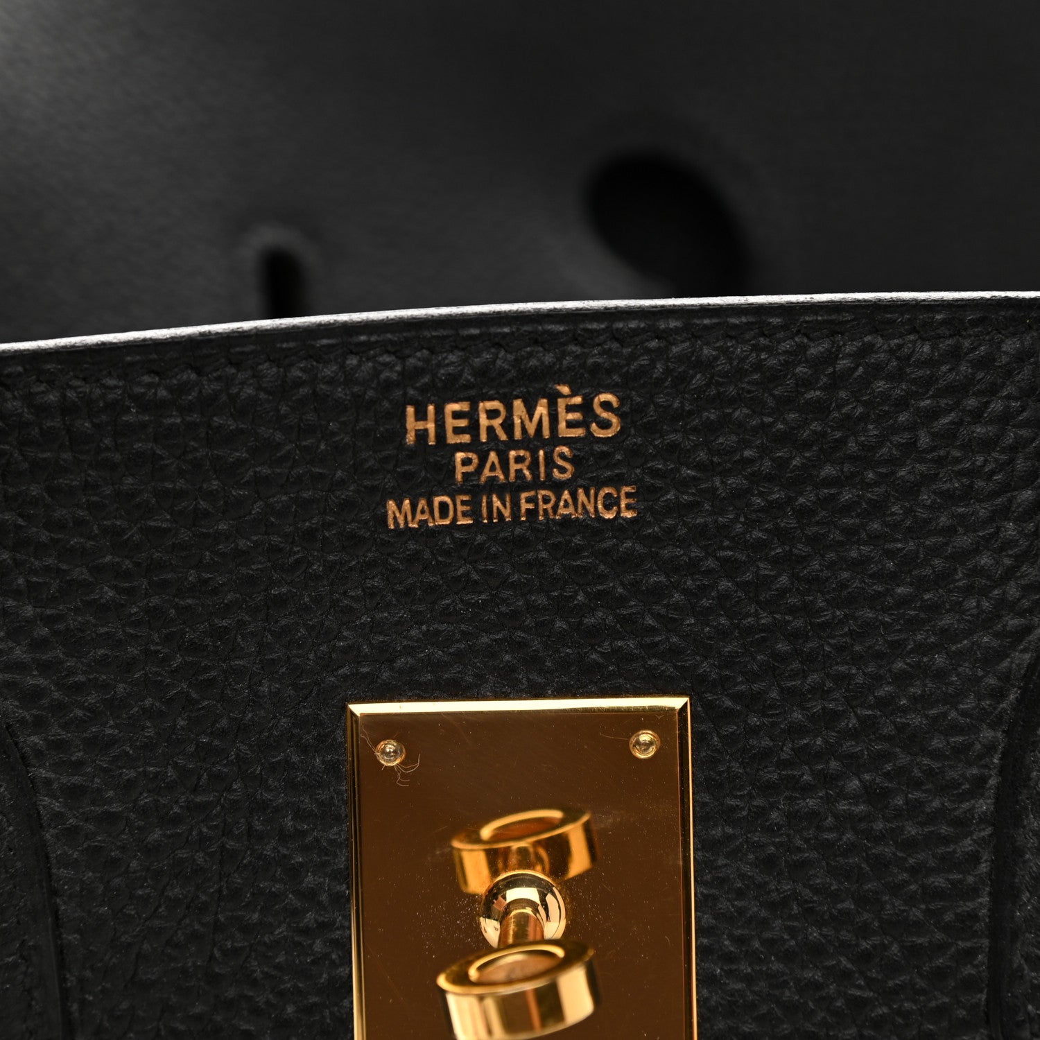 Hermes Togo Birkin 35 Black 6 of 9